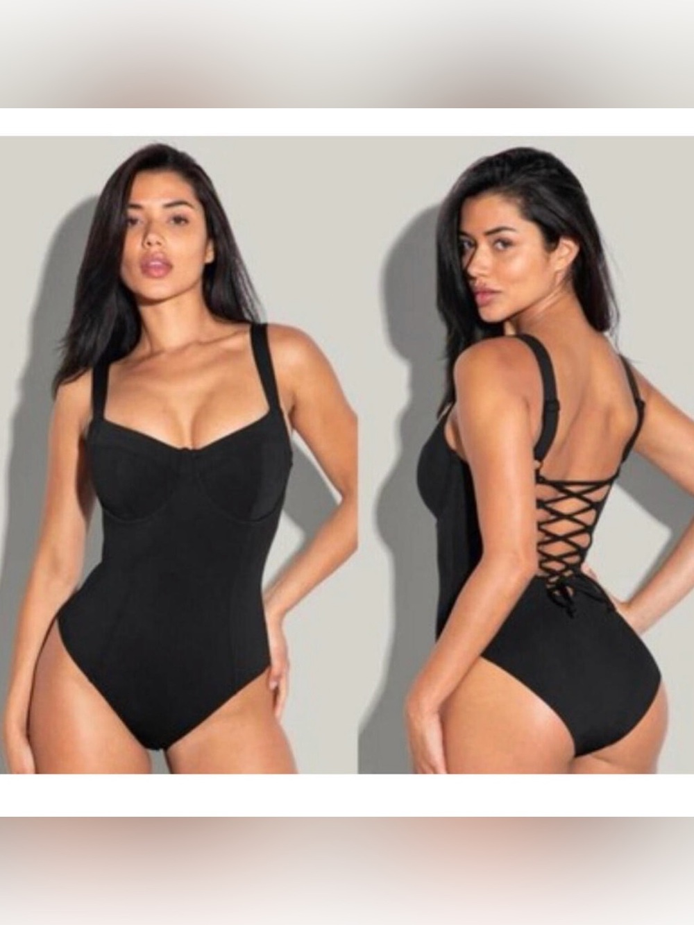TA3 Lifty Size XL B/C Cup Black Underwire Slimming Swimsuit